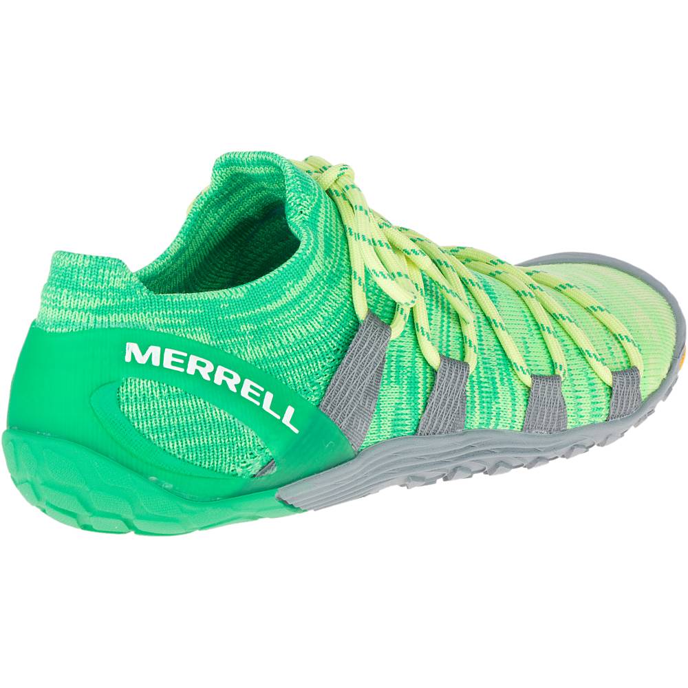 Merrell Vapor Glove 4 3D - Dámska Barefoot Obuv - Zelene (SK-54207)